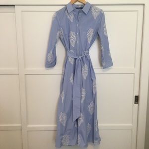 Zara button down dress
